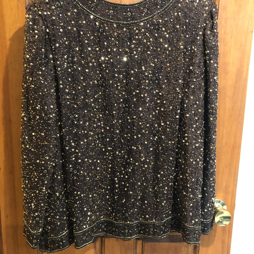 Lawrence Kazar elegant embellished jacket - Picture 4 of 12